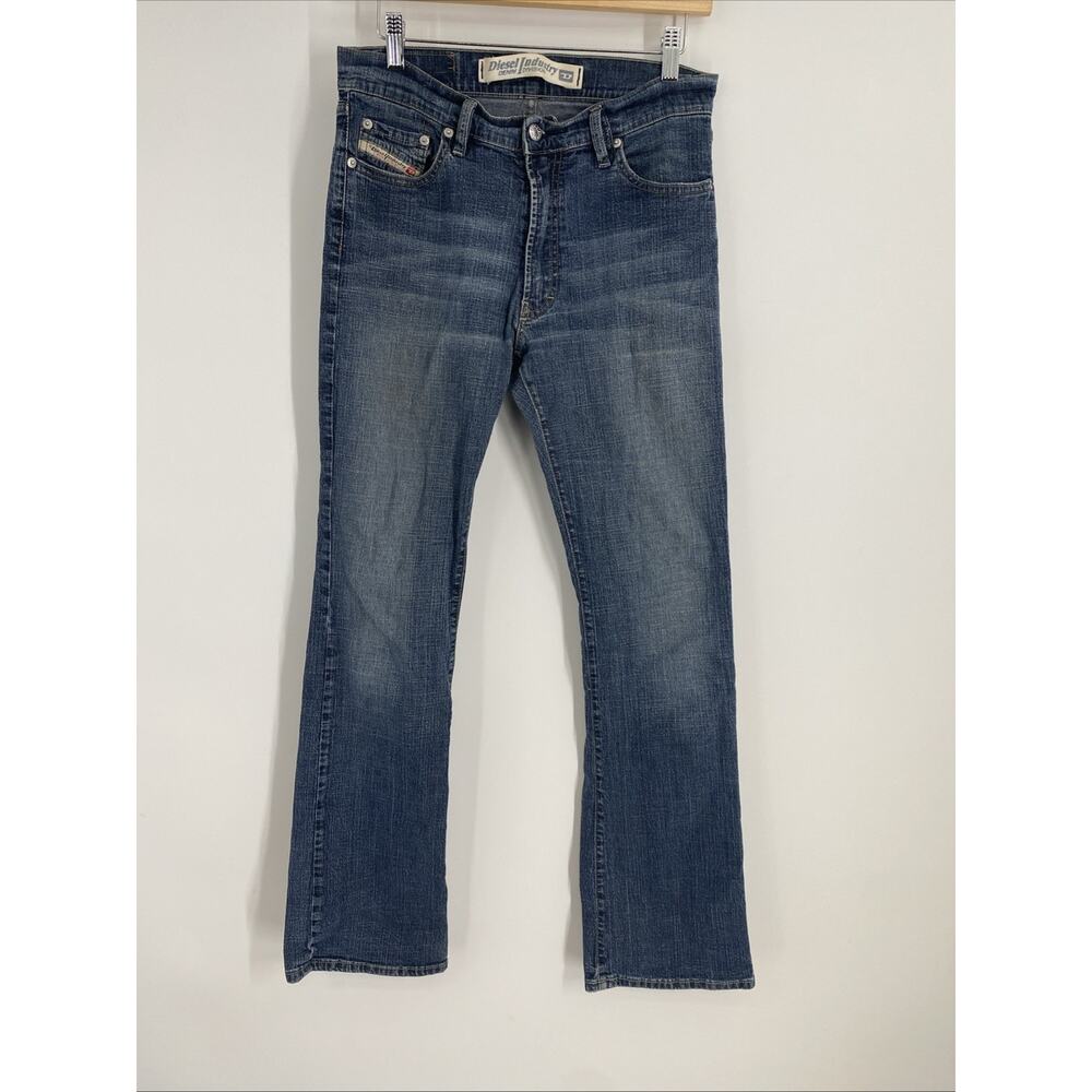 Diesel Bootcut Jeans Women’s Size 30x30 Medium Wash Made in Italy Y2K Grunge 596